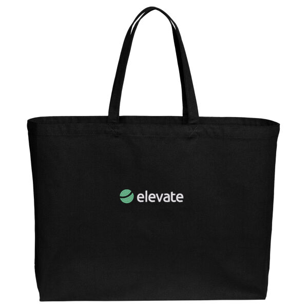   - Cotton Canvas Jumbo Tote Thumbnail
