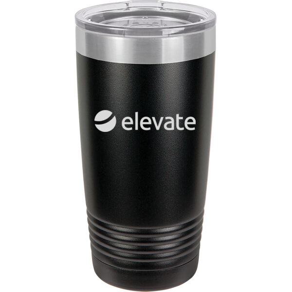   - 20 oz. Stainless Steel Tumbler w/Clear Lid Thumbnail